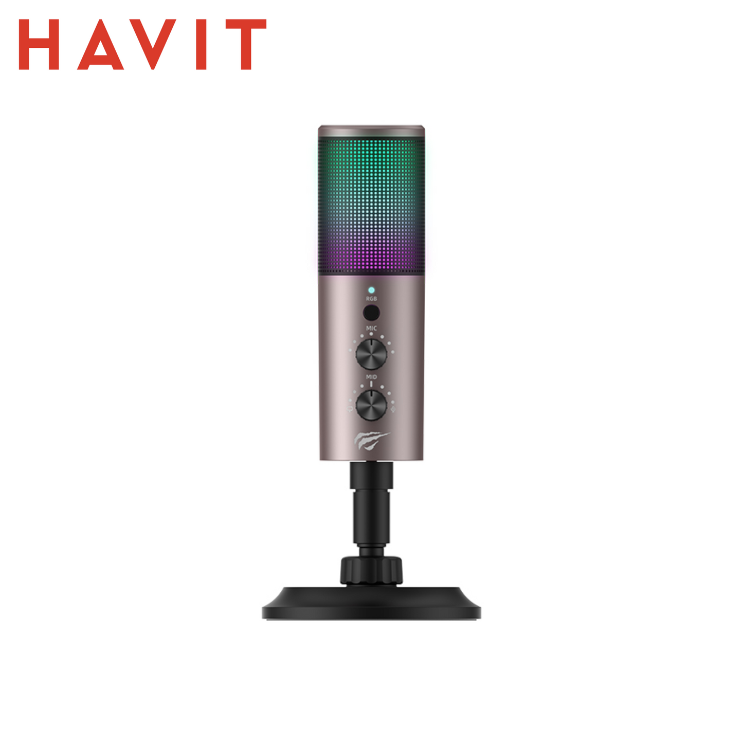 HAVIT GK61 – Microfono a Condensatore USB RGB