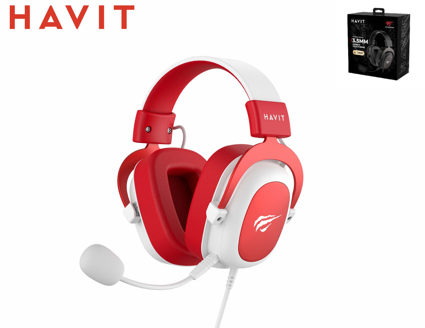 HAVIT Cuffie Gaming Altoparlante Da 53Mm Con Attacco 3.5Mm