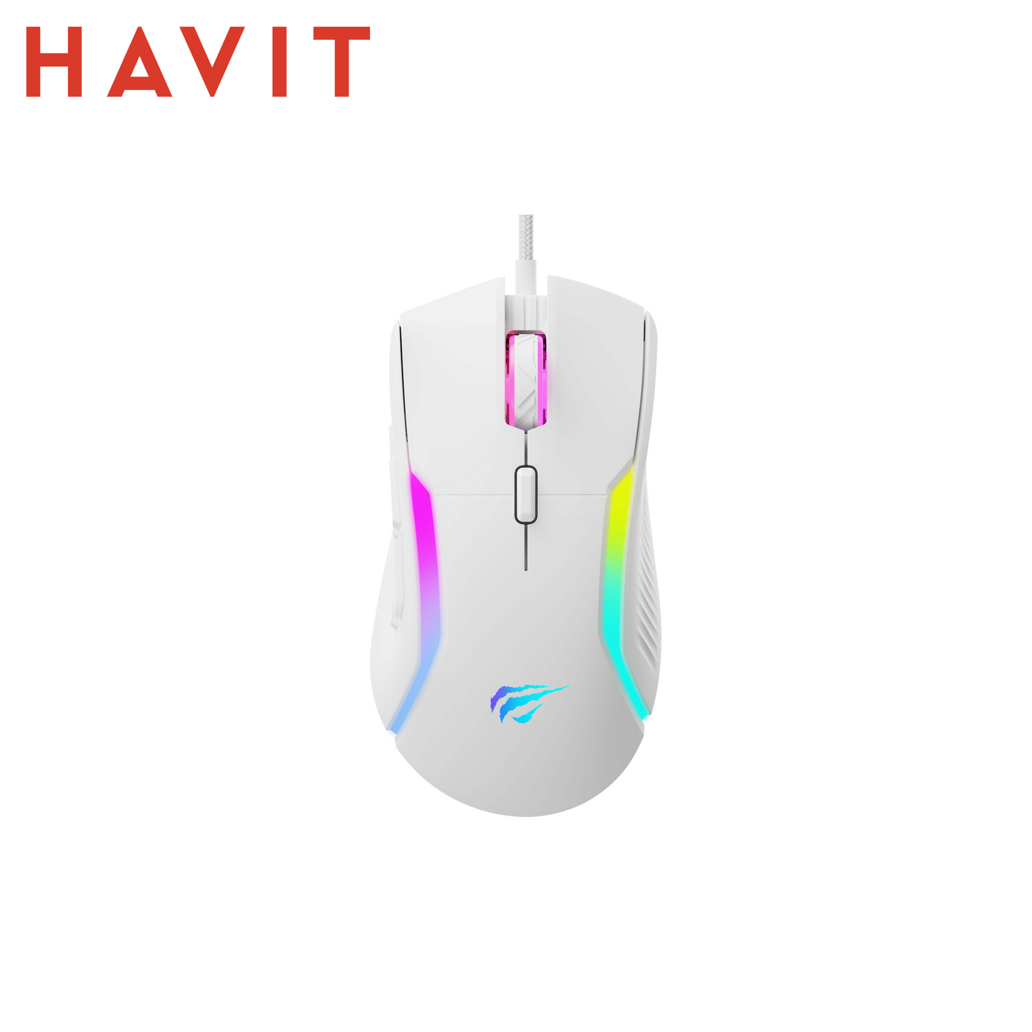 HAVIT MS1033 – Mouse Gaming USB – Versione Bianca