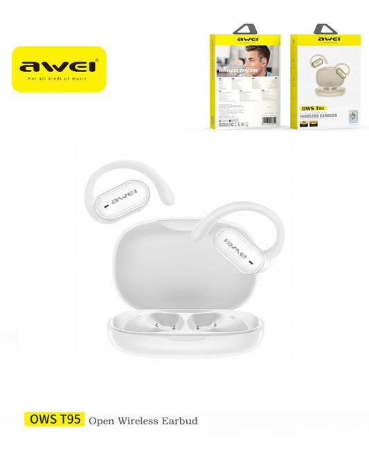AWEI T95 Auricolari OWS Wireless - White