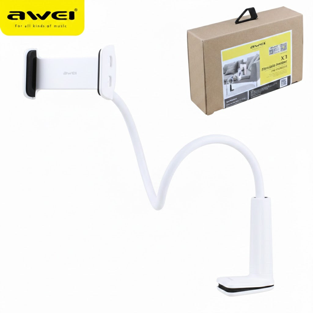 AWEI X3 Supporto Smartphone Flessibile - White