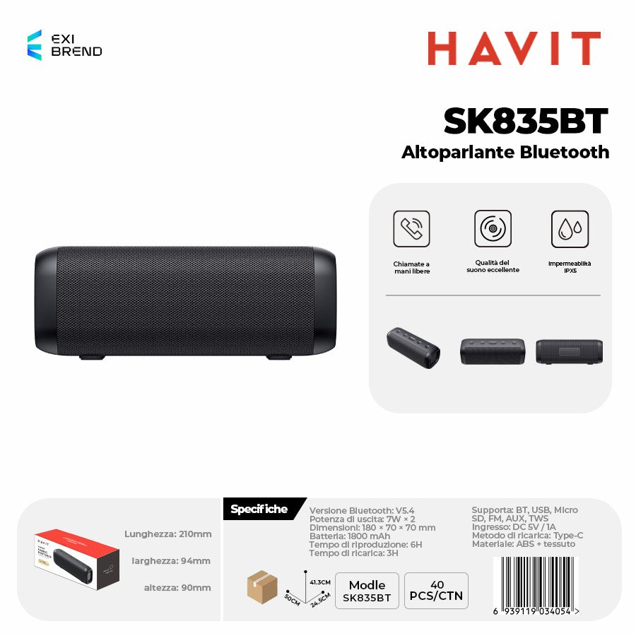 HAVIT SK835BT Speaker Bluetooth