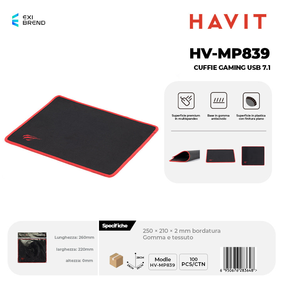 HAVIT HV-MP839 Tappettino per Mouse