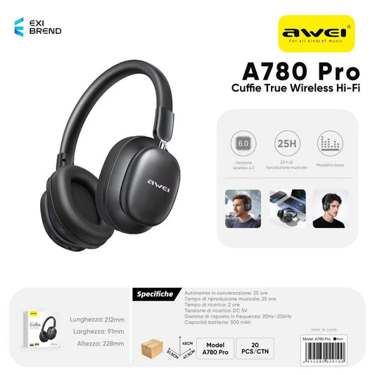 AWEI A780PRO Cuffie - Black