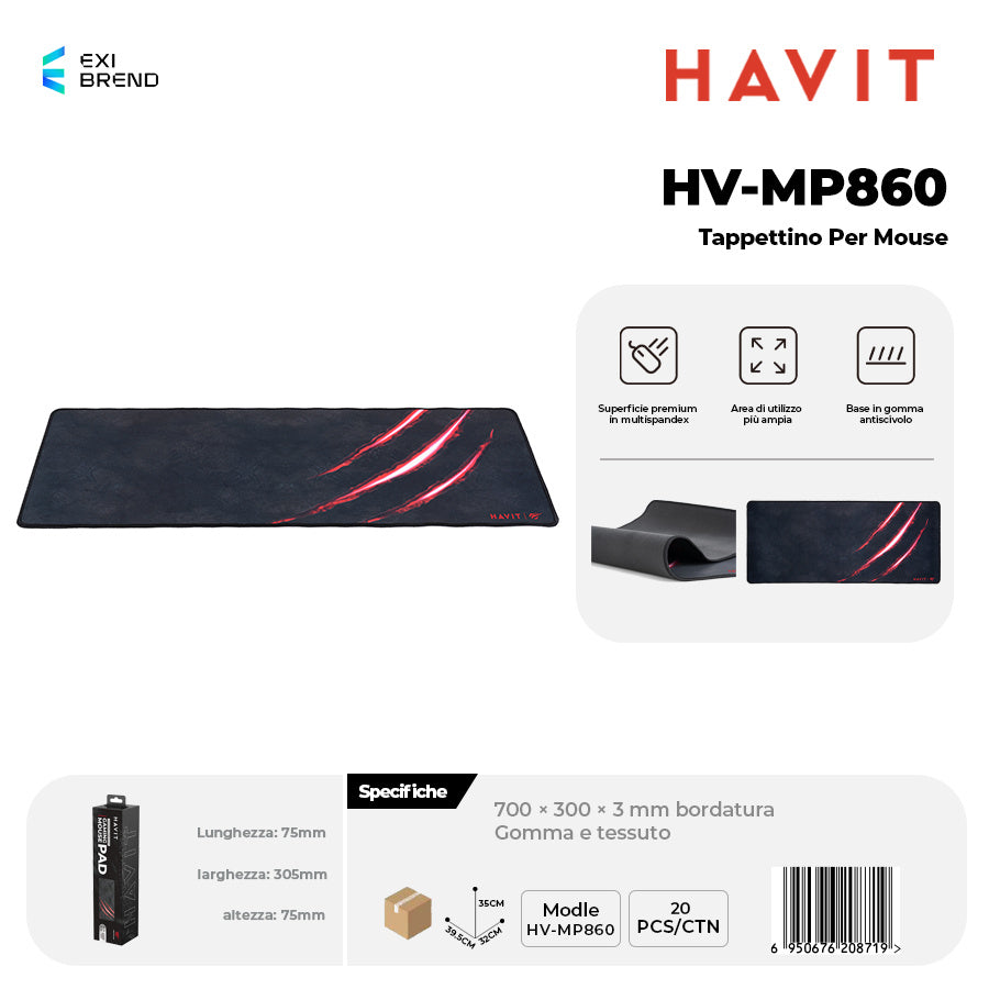 HAVIT HV-MP860 Tappettino per Mouse