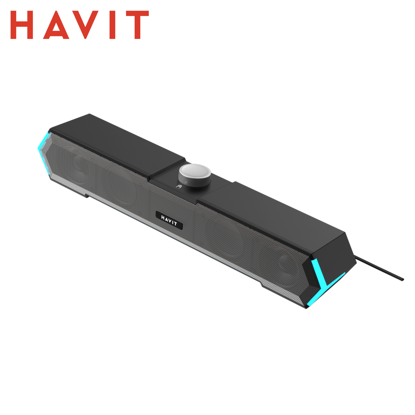 HAVIT M19 – Altoparlanti Desktop 2.0 USB/AUX con Illuminazione RGB