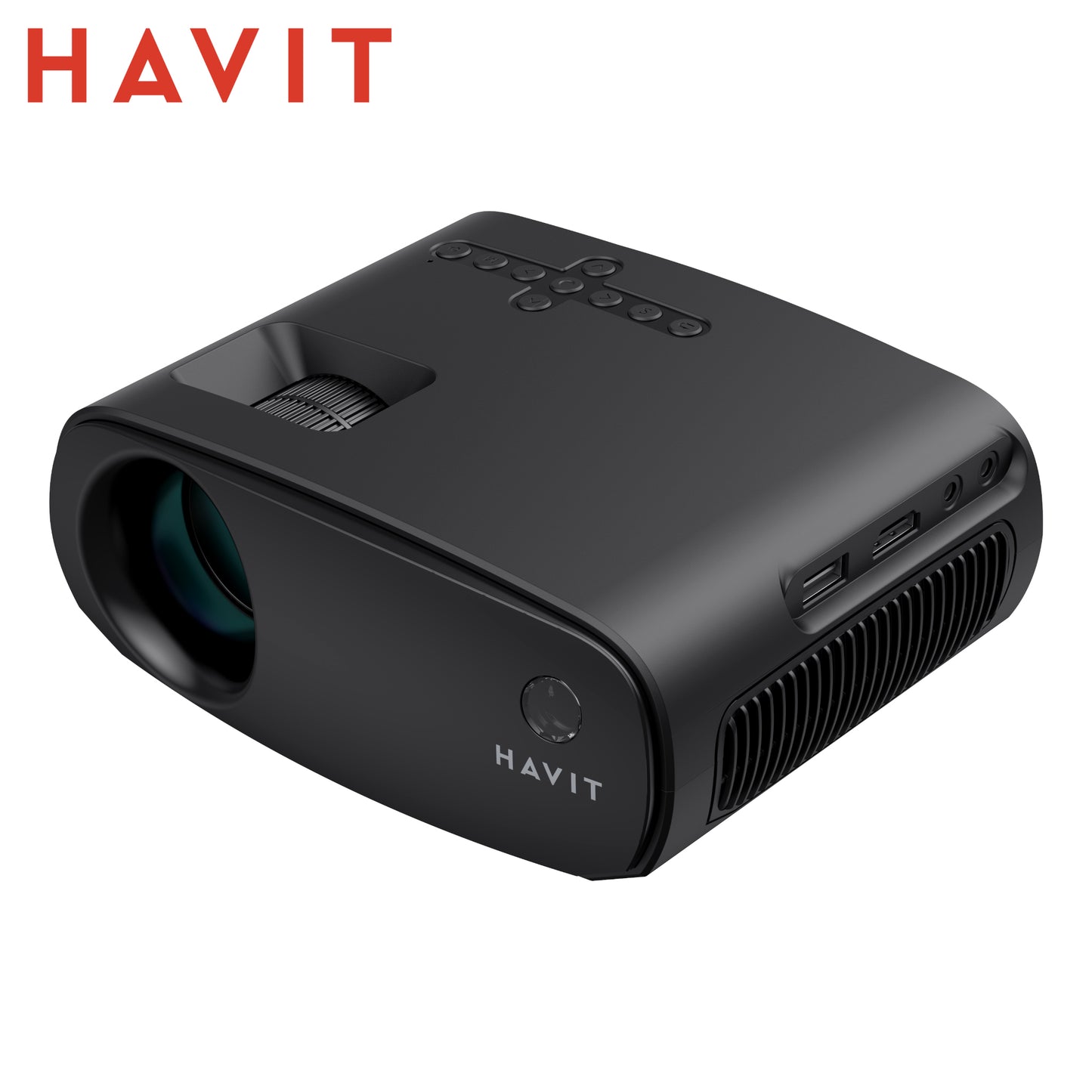 HAVIT PJ207-EU – Proiettore Portatile HD/Wireless per Home & Business