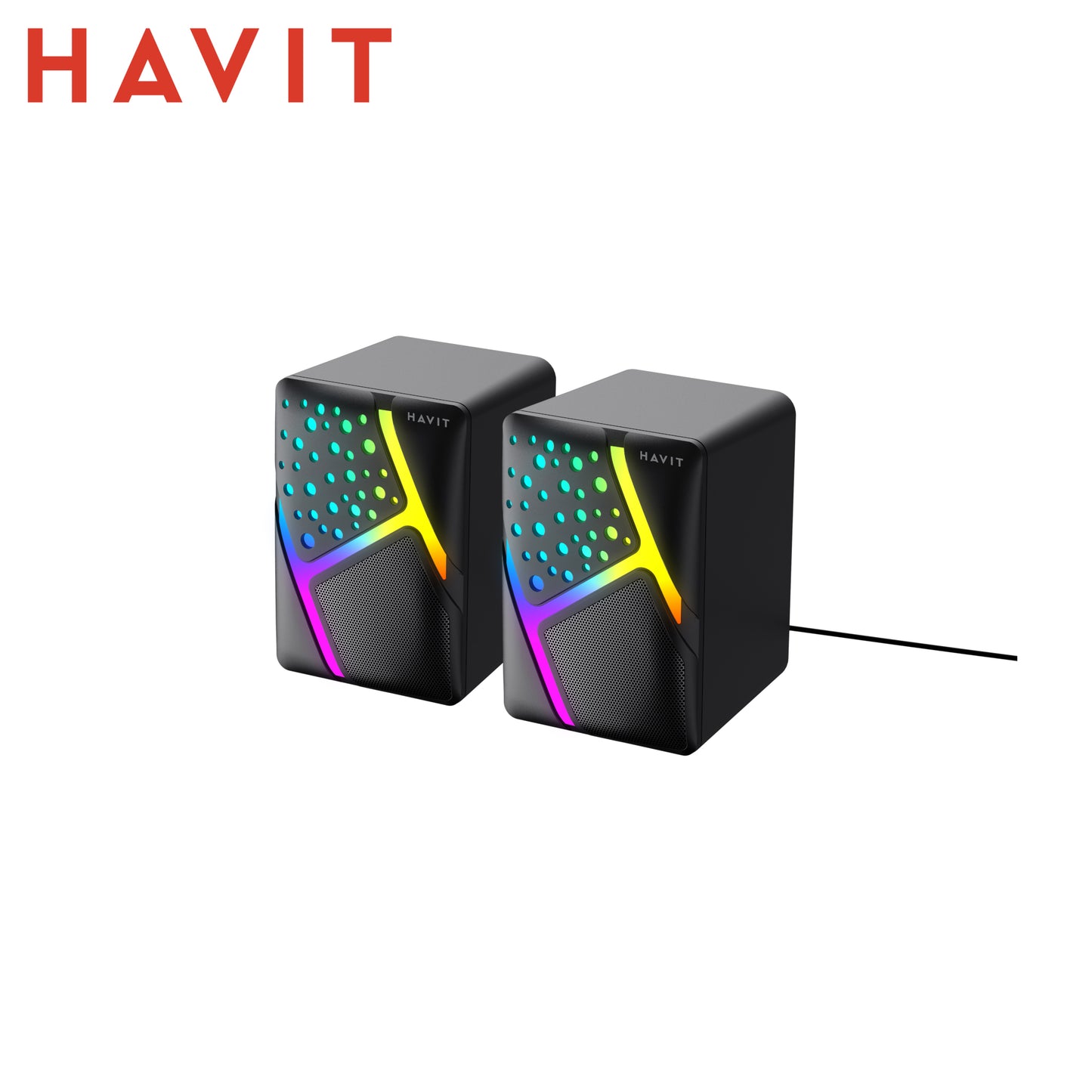 HAVIT SK763 – Altoparlanti Gaming USB 2.0 + Jack 3,5 mm – RGB