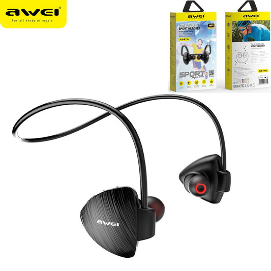 AWEI Cuffie Bluetooth Nere A Doppio Padiglione Aperto