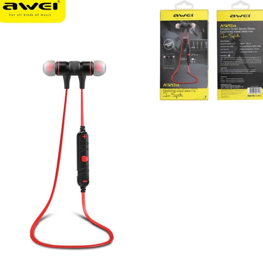 AWEI Cuffie Sport Wireless Nero