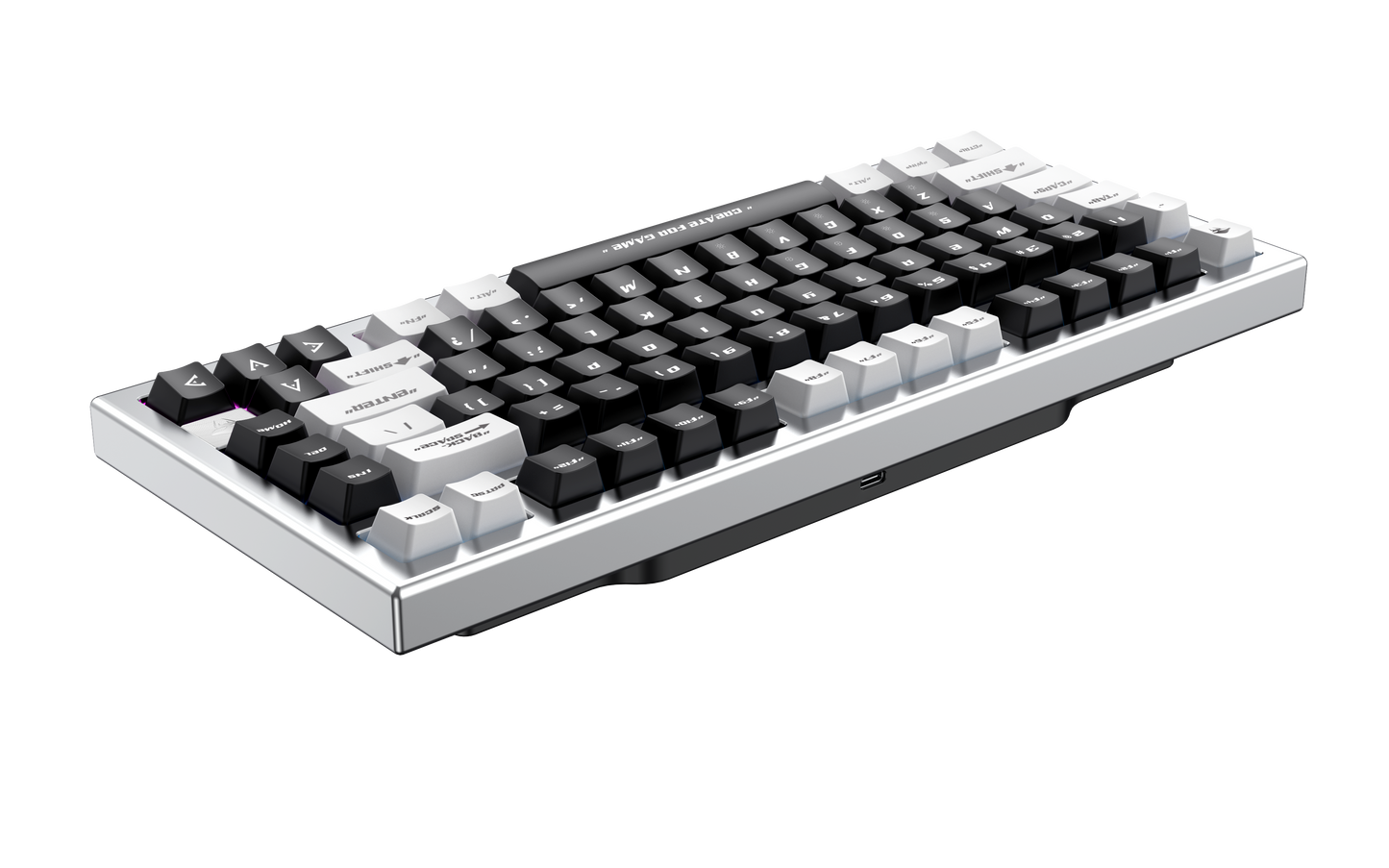 HAVIT Astralforce-1 – Tastiera Meccanica da Gaming 75 % in Alluminio CNC con layout 81 tasti