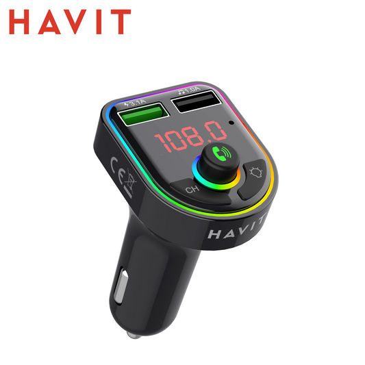 HAVIT HM-FM811BT – Trasmettitore FM Bluetooth da Auto