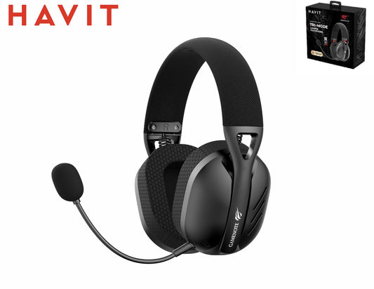 HAVIT Cuffie Gaming Wireless 2.4G Ultra Leggere E Flessibili