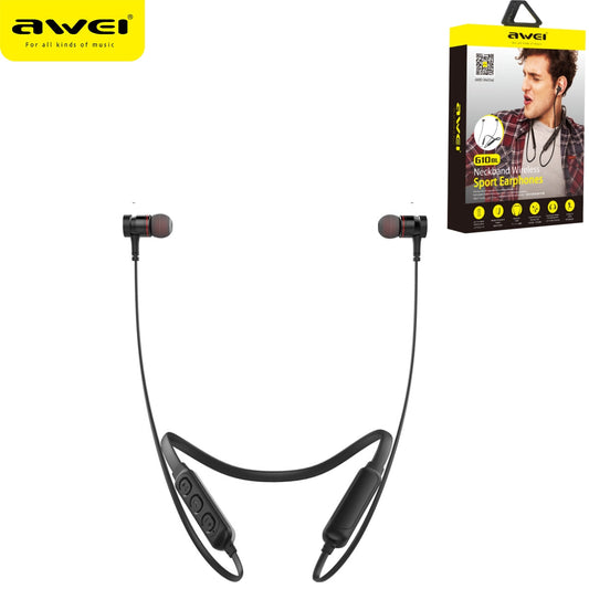 AWEI Cuffie Sport Wireless Nero