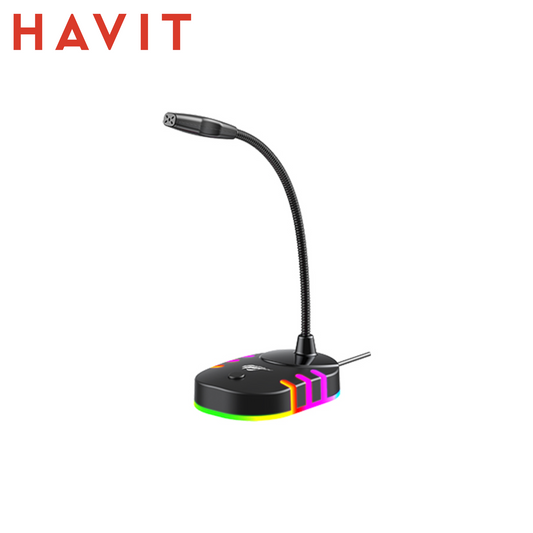 HAVIT GK58B – Microfono a condensatore USB per streaming e gaming