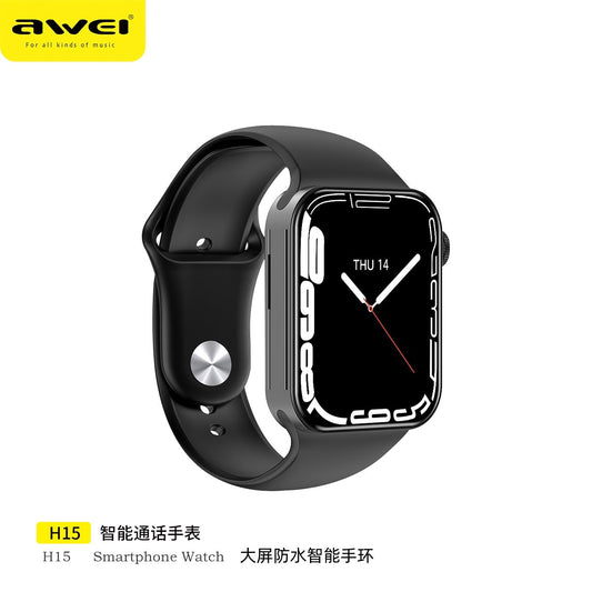 AWEI Smart Watch Nero Impermeabile 100+ Modalità Sport
