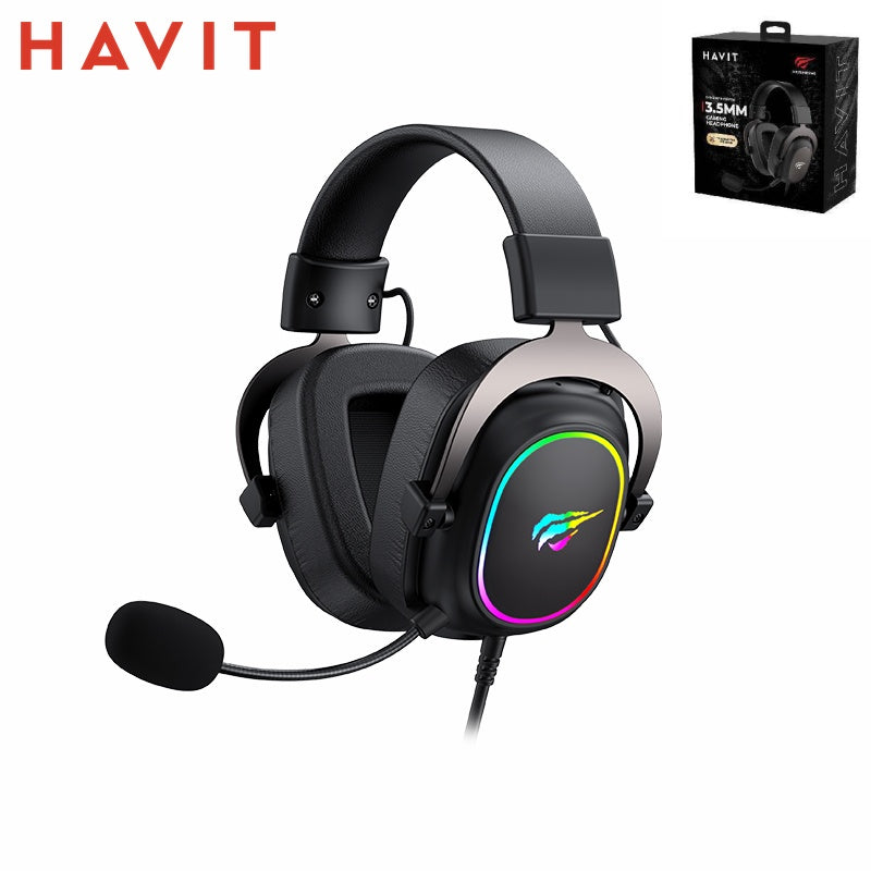 HAVIT Cuffie Gaming Altoparlante Da 53Mm Con Attacco 3.5Mm Sound 7.1