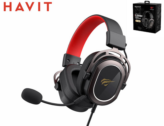 HAVIT Cuffie Gaming Altoparlante Da 50Mm Con Attacco 3.5Mm
