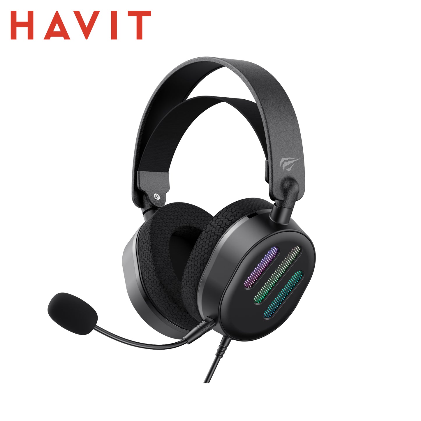 HAVIT H2038U-BK – Cuffie Gaming USB - 7.1 RGB Over-Ear - Versione Nera