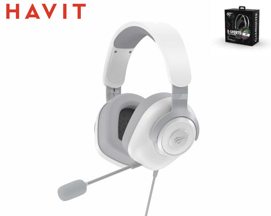 HAVIT Cuffie Gaming Altoparlante Da 50Mm Con Pulsante Muto E Controllo Volume