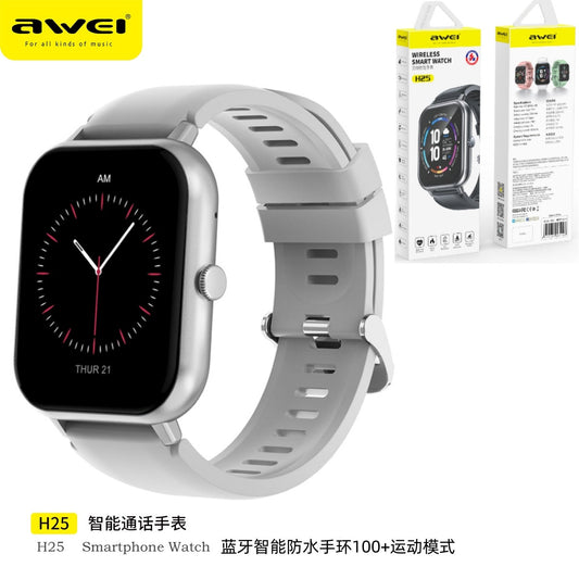 AWEI Smart Watch Argento Impermeabile 100+ Modalità Sport