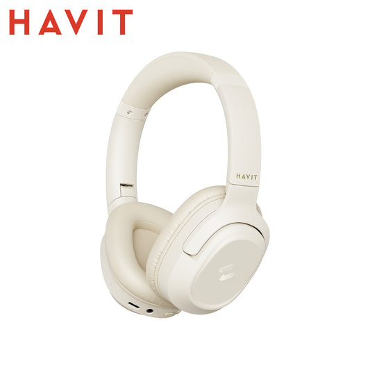 HAVIT H612BT-BE – Cuffie Wireless Over-Ear Bluetooth 5.4 (Variante Beige “BE”)