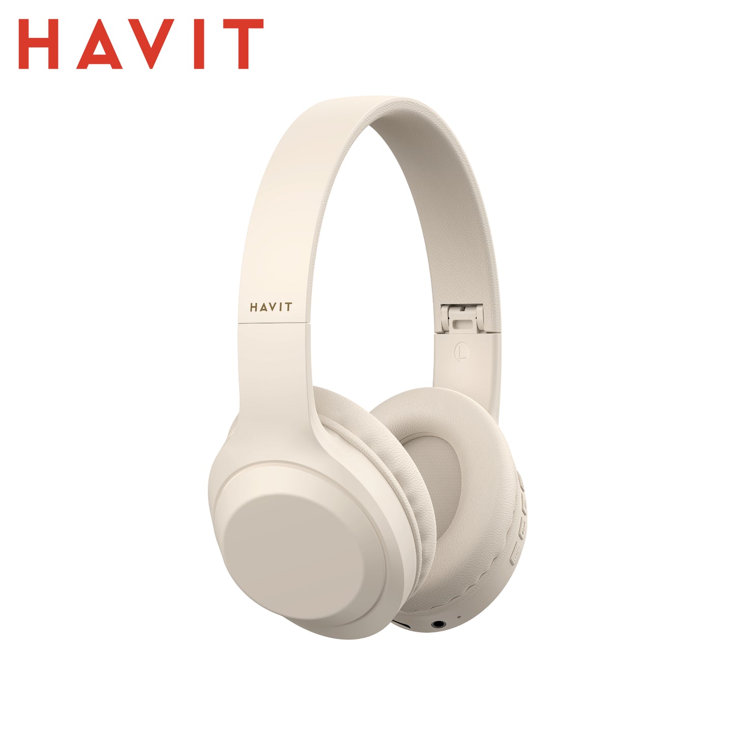 HAVIT H628BT-BE – Cuffie Wireless Over-Ear Bluetooth V5.x - Versione Beige