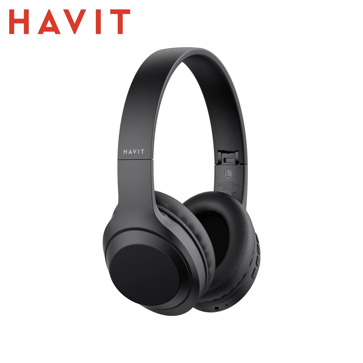 HAVIT H628BT-BK – Cuffie Wireless Over-Ear Bluetooth V5.x - Versione Nera
