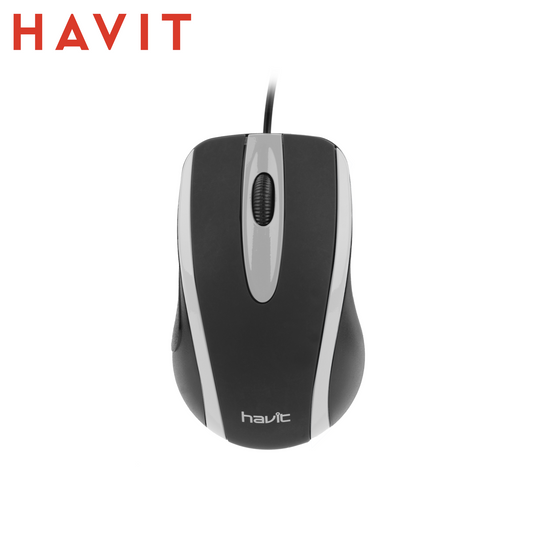 HAVIT HV-MS753-WH – Mouse USB Ottico - Versione Grigia