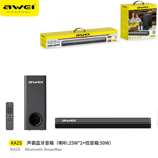 AWEI 100W Soundbar+Subwoofer