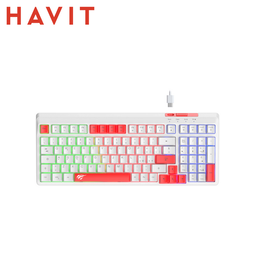 HAVIT KB891L – Tastiera da Gaming Anti-Ghosting con Retroilluminazione RGB