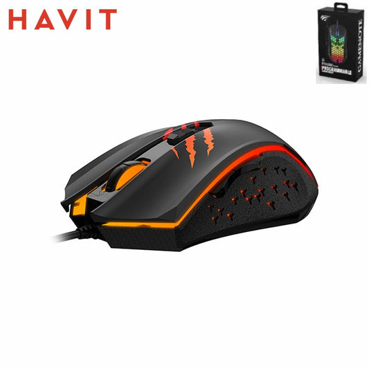 HAVIT Gaming Mouse Dpi Switch 1200-1800-2400-3600 E Luce Respiro