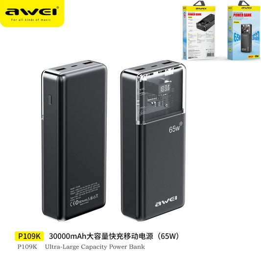 AWEI Power Bank Con 30000Mah