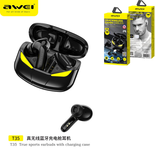AWEI Cuffie Gaming Wireless Nero
