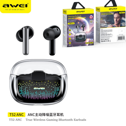 AWEI Bluetooth Wireless Auricolari Musicali Hifi Con Cuffie A
4 Microfoni