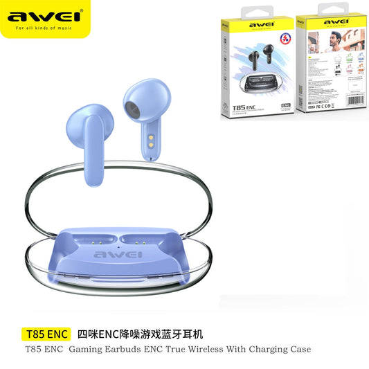 AWEI Blue Cuffie Bluetooth Con Cancellazione Del Rumore