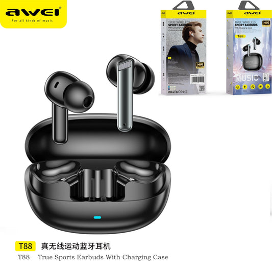 AWEI Auricolare Sportivo True Wireless