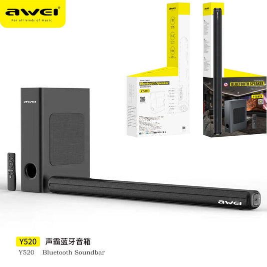 AWEI Cassa Sound Around Tv Bluetooth Nero