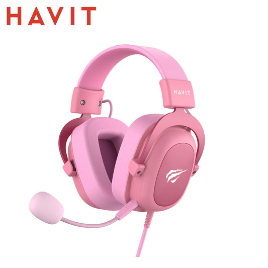 HAVIT H2002D-PK – Cuffie Gaming Over-Ear 53 mm – Rosa