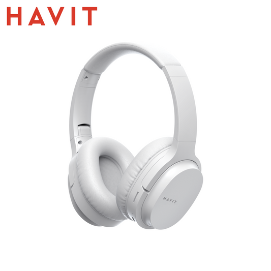 HAVIT I62-WH – Cuffie Wireless Over-Ear Bluetooth 5.3 / HIFI Sound