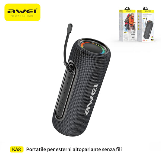 AWEI KA8 Altoparlante Bluetooth con RGB 14 W