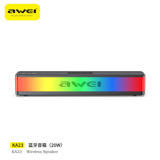 AWEI KA23 Mini Soundbar con RGB 20 W