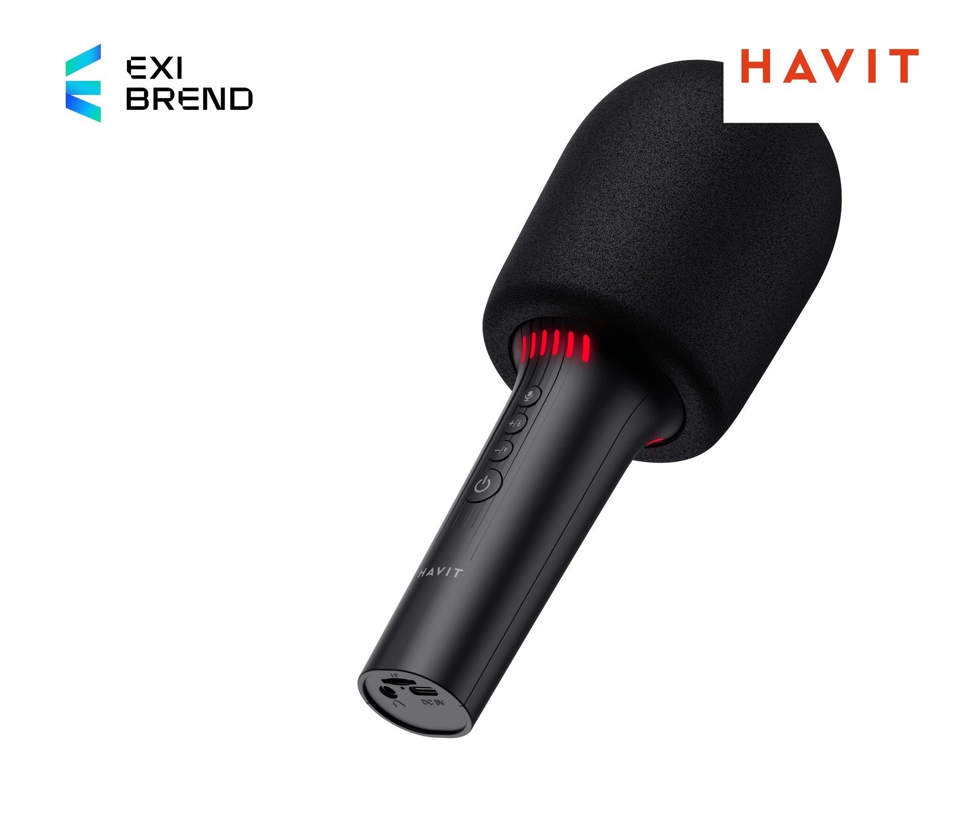 HAVIT SK851BT Microfono Bluetooth Karaoke con Speaker 5 W