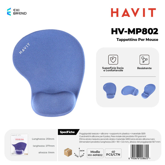 HAVIT HV-MP802 Tappettino per Mouse - Blue