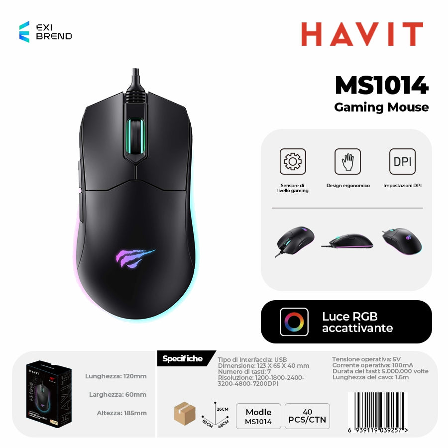 HAVIT MS1014 Mouse Gaming