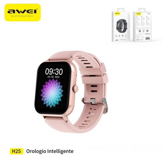 AWEI H25 Smartwatch Impermeabile 100 Modalità Sport - Pink