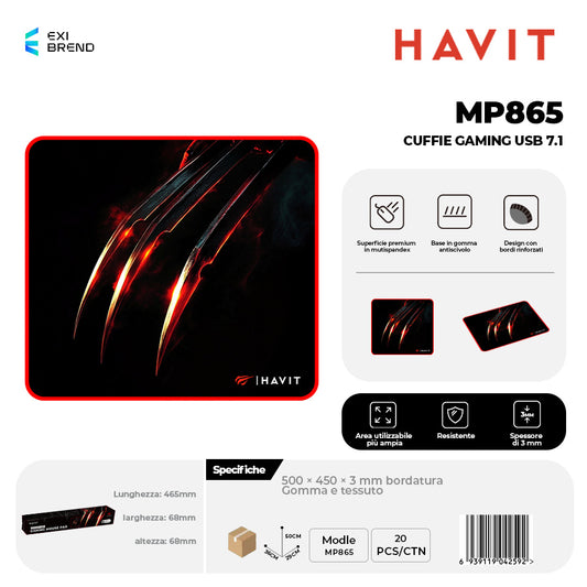 HAVIT MP865 Tappettino per Mouse