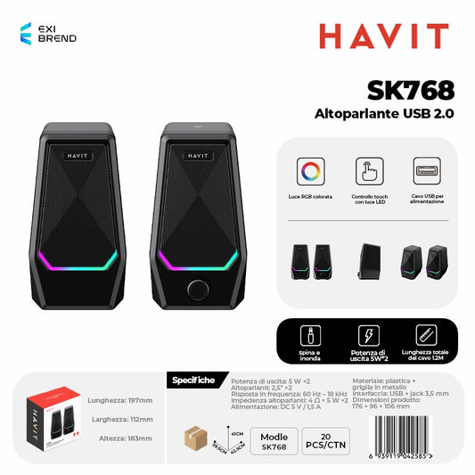 HAVIT SK768 Speaker USB 2,0