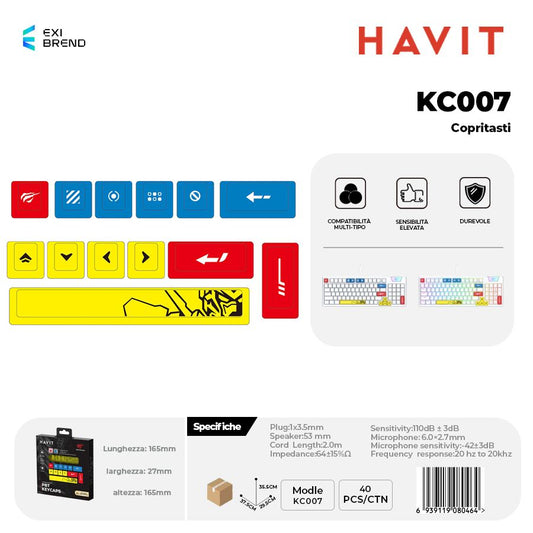 HAVIT KC007 Copritasti