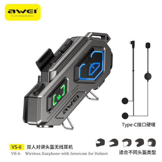 AWEI VS-6 Cuffie da Casco